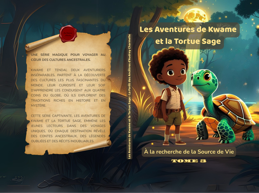 (Bientôt disponible) Les Aventures de Kwame et la Tortue Sage – À la Recherche de la Source de Vie (Tome 3 - Édition 2026)