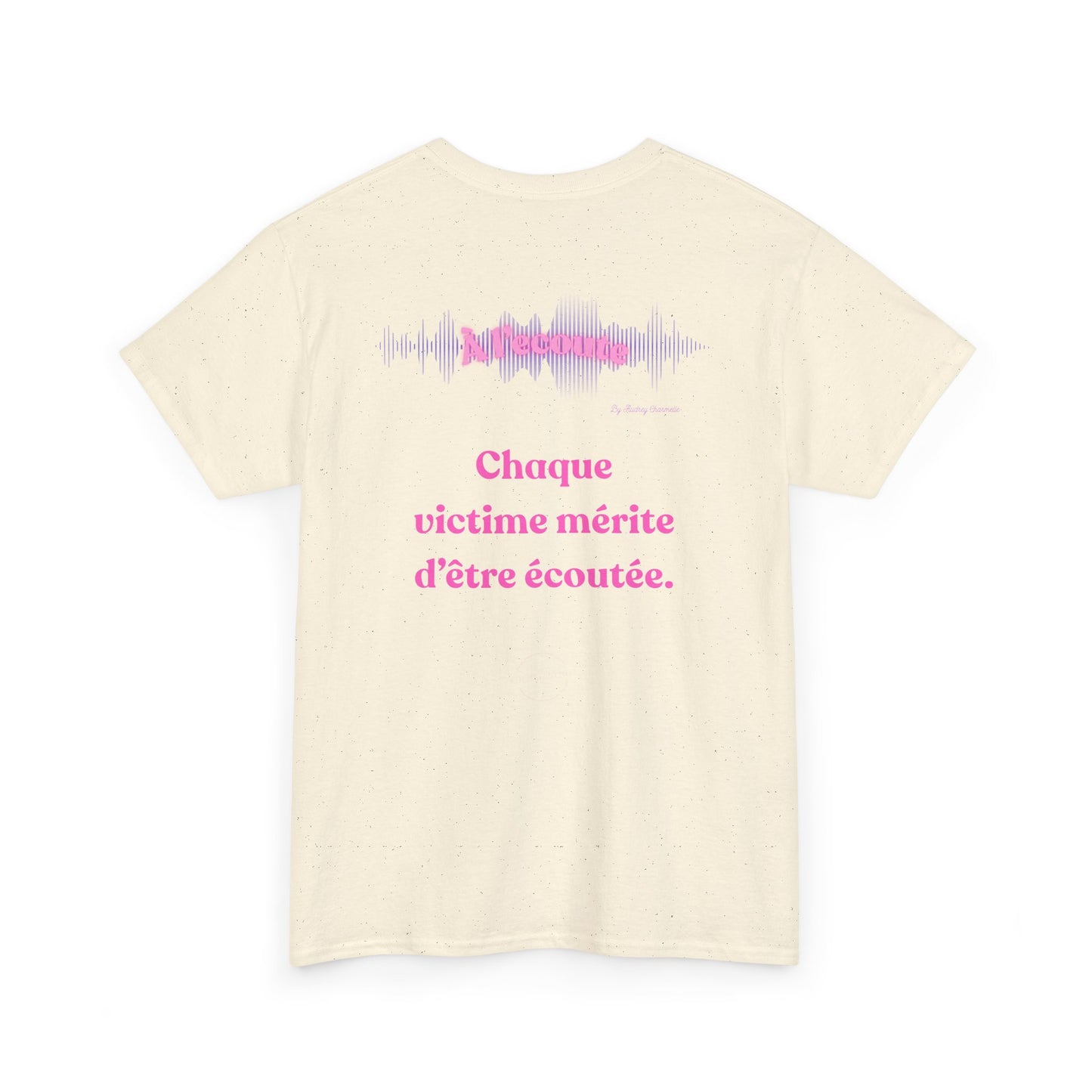 T-shirt "À l'écoute" x Catherine #1 - Plus jamais silencieuse - Édition 8 mars 2026
