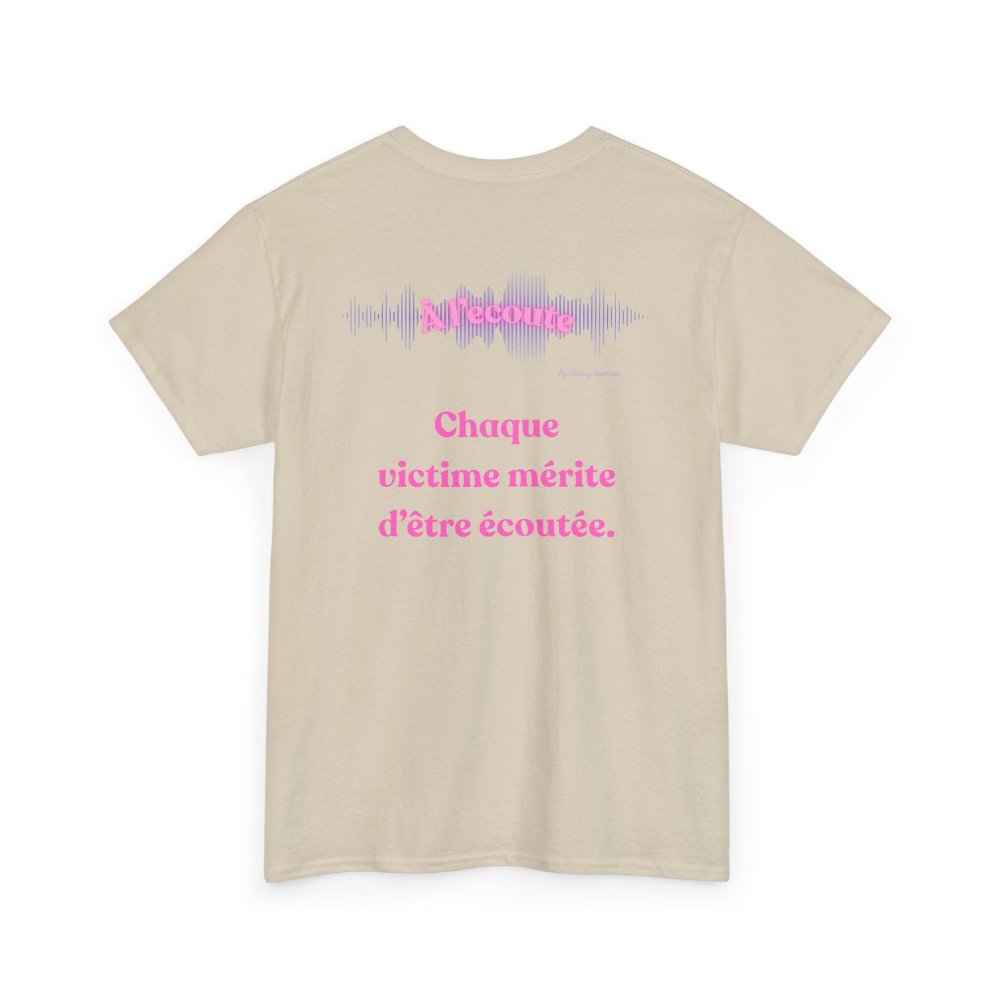 T-shirt "À l'écoute" x Catherine #1 - Plus jamais silencieuse - Édition 8 mars 2026