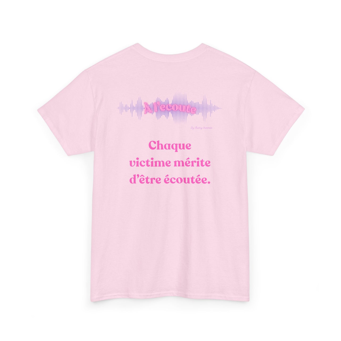 T-shirt "À l'écoute" x Catherine #1 - Plus jamais silencieuse - Édition 8 mars 2026