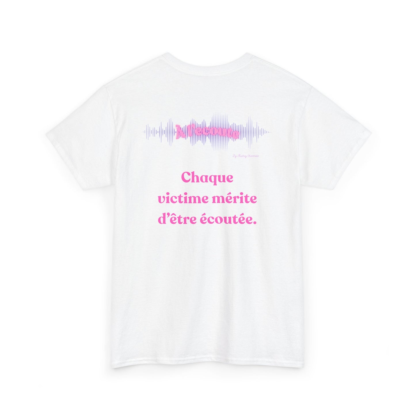 T-shirt "À l'écoute" x Catherine #1 - Plus jamais silencieuse - Édition 8 mars 2026
