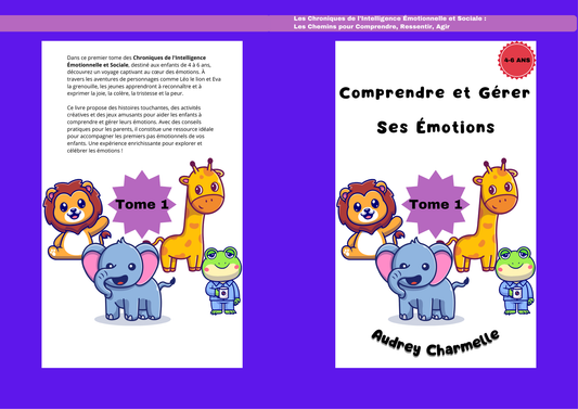 Comprendre et Gérer Ses Émotions — Cahier d'intelligence émotionnelle (4-6 ans)