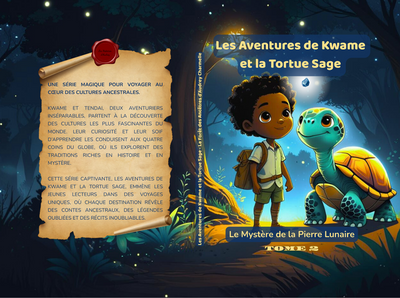 (Bientôt disponible) Les Aventures de Kwame et la Tortue Sage – Le Mystère de la Pierre Lunaire (Tome 2 - Édition 2026)